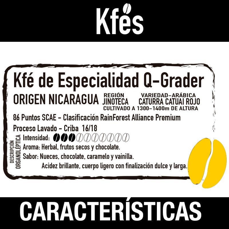 Café Q Grader Etiqueta